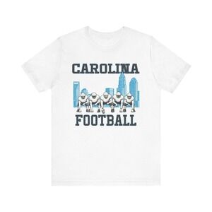 Carolina Panthers Football City Skyline T Shirt